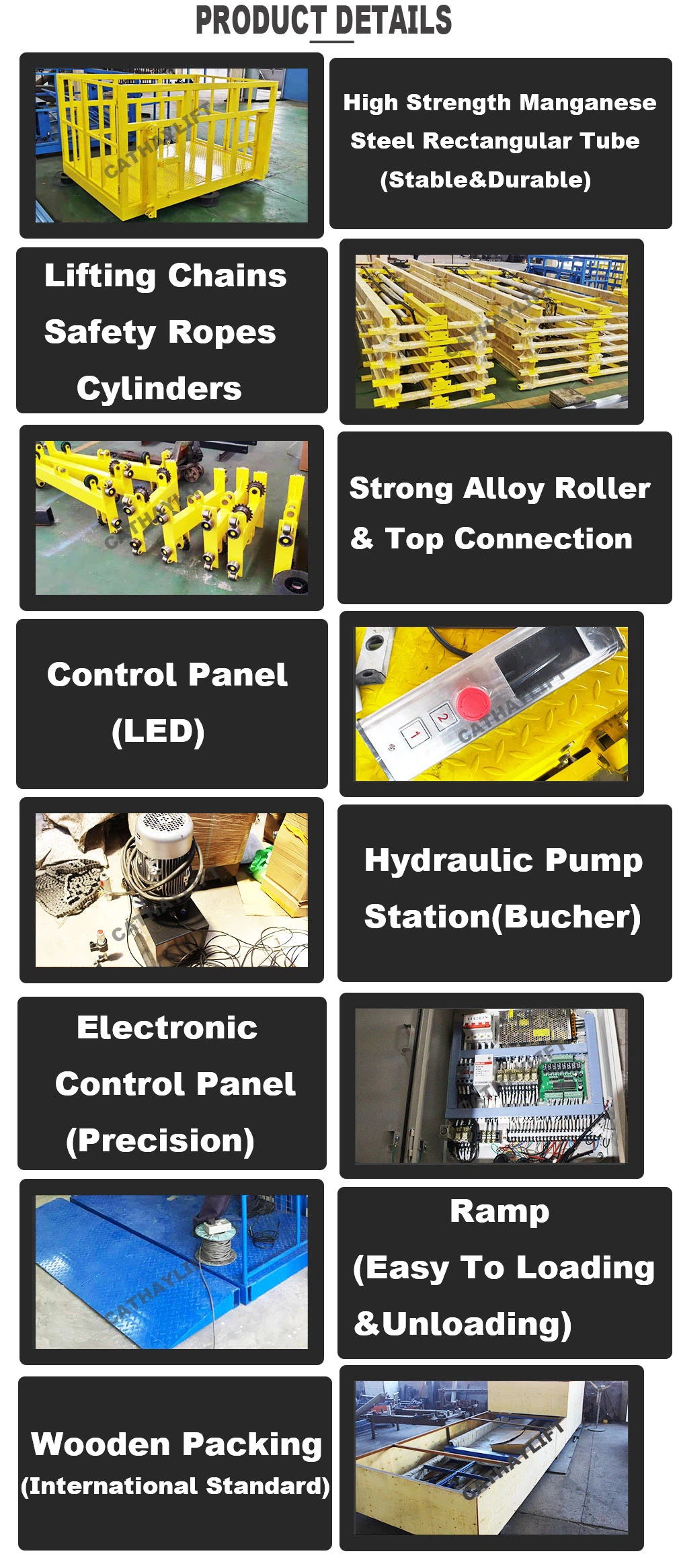 product-1010-2333 hydraulic cargo lift-details