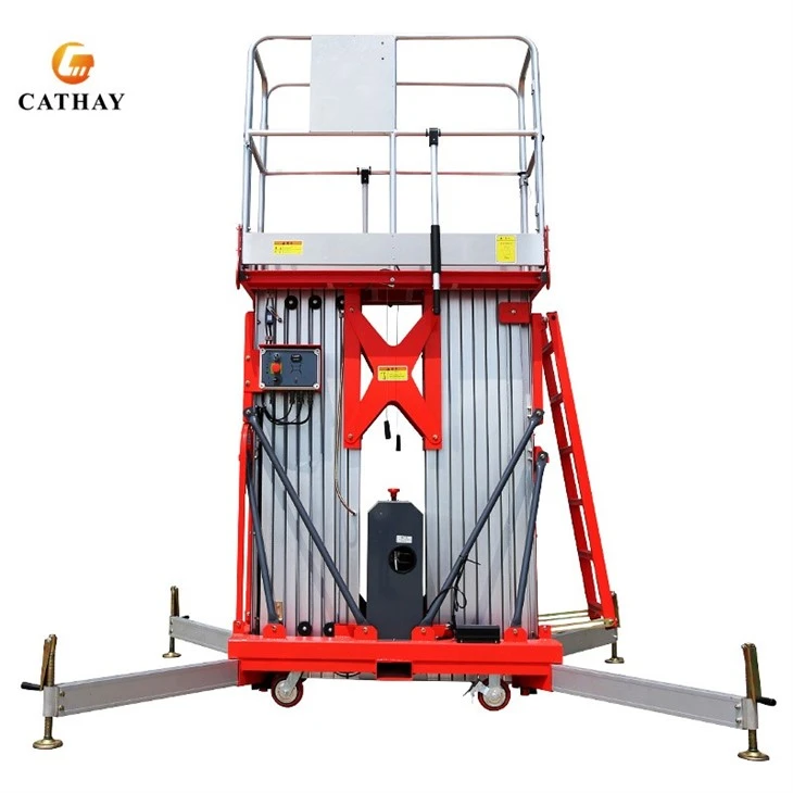 High End Dual Mast Aluminum Lift