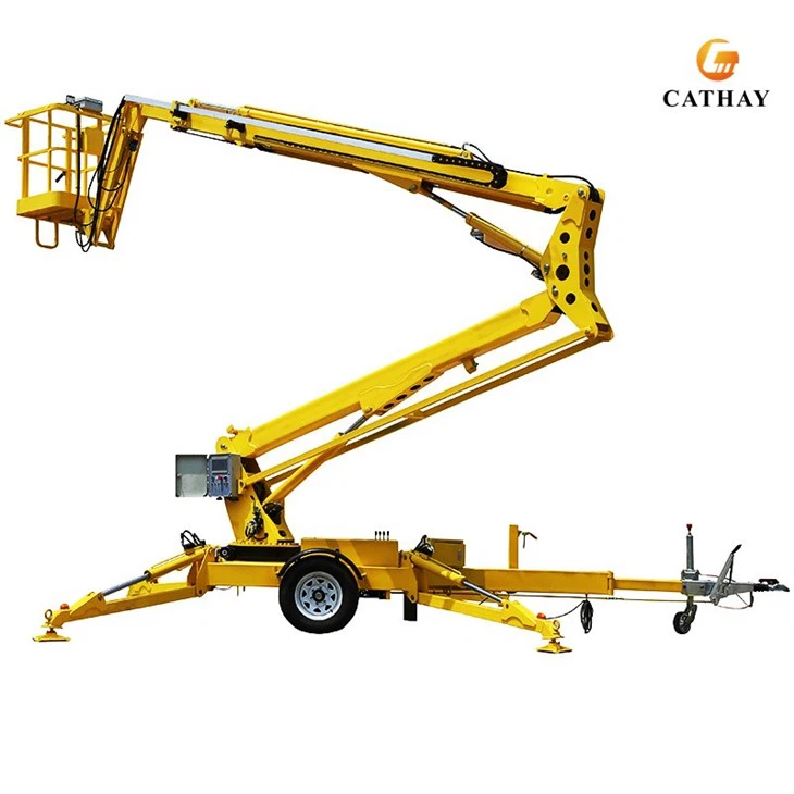 Towable Trailer Boom Lift Cherry Picker price